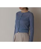 【グレース コンチネンタル/GRACE CONTINENTAL】のラメリブシアーニットカーディガン 人気、トレンドファッション・服の通販 founy(ファニー) ファッション Fashion レディースファッション Fashion for Women トップス・カットソー Cut & Sew Tops ニット Knit Tops & Sweaters カーディガン・羽織り Layered Style Cardigans おすすめ Recommended / Our Picks カーディガン Cardigan, Knitwear シアー Sheer, See-Through シンプル Simple, Minimal セーター Sweater, Knitwear ドレス Dress, One-Piece エレガント 上品 Elegant 夏 Summer 春 Spring S/S・春夏 SS, Spring/Summer, Warm Season thumbnail ブルー|ID: prp329100004668826 ipo3291000000033759697