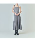 【グレース コンチネンタル/GRACE CONTINENTAL】のリネンタッチロングドレス グレー|ID: prp329100004668830 ipo3291000000033759712