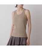 【グレース コンチネンタル/GRACE CONTINENTAL】のテレコカットトップ ベージュ|ID: prp329100004668841 ipo3291000000033759748