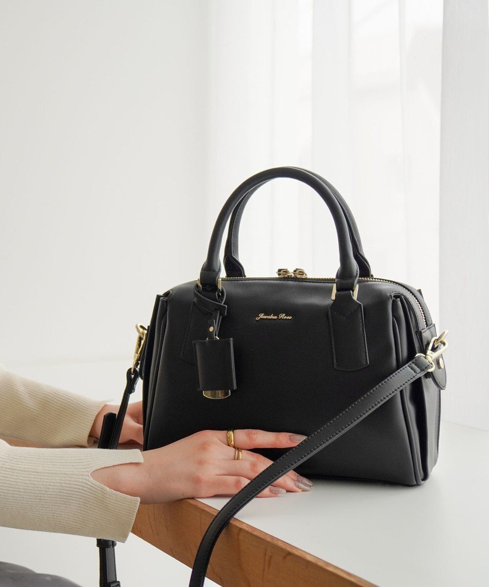 【エースバッグズアンドラゲッジ/ACE BAGS & LUGGAGE】のJewelna Rose ホリー・ボストンバッグ S 16193 ジュエルナローズ 2WAY 人気、トレンドファッション・服の通販 founy(ファニー) 　ファッション　Fashion　レディースファッション　Fashion for Women　コンパクト　Compact, Small Size　ショルダー　Shoulder, Shoulder Strap　シンプル　Simple, Minimal　スリム　Slim, Slim Fit　財布　Wallet, Purse　トレンド　Trend, Trending Now　手帳　Planner, Notebook　フェイクレザー　Faux Leather, PU Leather　フェミニン　Feminine, Girly　ボストン　Boston　ボストンバッグ　Boston Bag, Retro Bag　ポケット　Pocket, Pocket Detail　リップ　Lip, Lip Motif　リュック　Backpack, Rucksack　再入荷　Restock / Back in Stock　おすすめ　Recommended / Our Picks　スーツケース キャリーケース　Suitcase / Carry Case　エレガント 上品　Elegant　セレモニー　Ceremony　入学式　Entrance Ceremony　卒業式　Graduation Ceremony　ビジネス 仕事 通勤　Business / Work / Commuting　 other-1|ID: prp329100004668857 ipo3291000000033759803