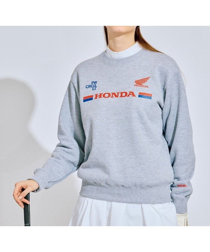 【ピーダブリュサーキュラス/PW CIRCULUS】の〈Hondaコラボ〉【UNISEX】 スウェット ゴルフ インテリア・キッズ・メンズ・レディースファッション・服の通販 founy(ファニー) https://founy.com/ ファッション Fashion レディースファッション Fashion for Women トップス・カットソー Cut & Sew Tops レディースパーカー・カジュアルフーディー Casual Hoodies & Sweatshirts スウェット・クルーネックトップス Sweatshirts & Crewnecks / Relaxed Fit Sweat Tops 春 Spring コラボ Collaboration, Collab スウェット / スエット Sweatshirt, Sweatwear フロント Front, Front Design モックネック Mock Neck, Short Turtleneck ユニセックス Unisex, Genderless S/S・春夏 SS, Spring/Summer, Warm Season 夏 Summer ゴルフ Golf |ID: prp329100004668864 ipo3291000000033759827