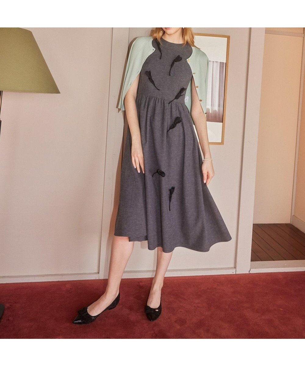 【トッカ/TOCCA】の【洗える】TULIP FLUFF ドレス インテリア・キッズ・メンズ・レディースファッション・服の通販 founy(ファニー) 　ファッション　Fashion　レディースファッション　Fashion for Women　ワンピース　Dresses　フォーマル・パーティードレス・結婚式用ドレス　Elegant & Casual Dresses　2025年　2025　2025春夏・S/S　Spring/Summer 2025 SS25　チューリップ　Tube, Tube Top　ドレス　Dress, One-Piece　夏　Summer　S/S・春夏　SS, Spring/Summer, Warm Season　洗える　Machine Washable　A/W・秋冬　Autumn/Winter　グレー系|ID: prp329100004668869 ipo3291000000033759845
