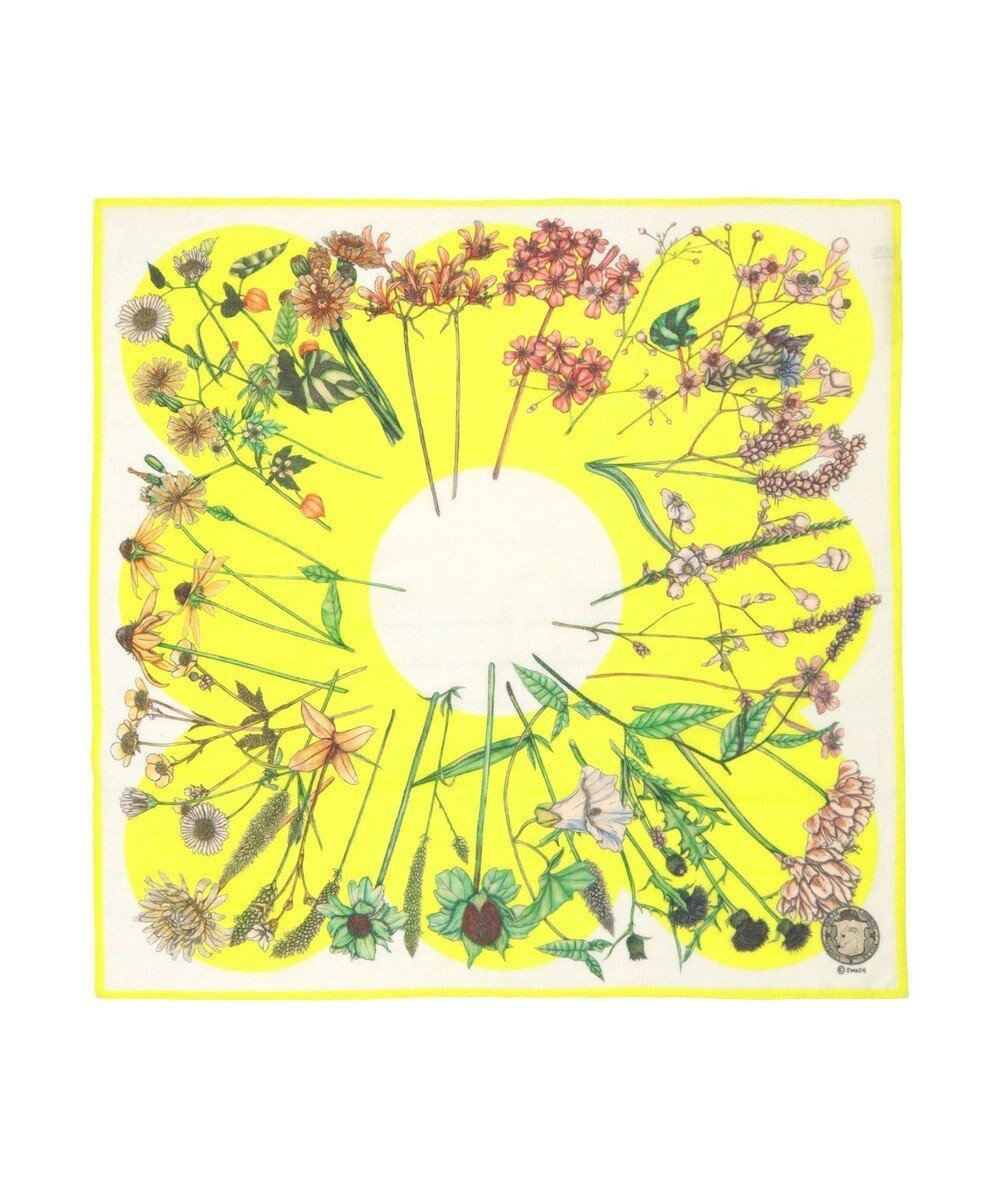 【ムーンバット/MOONBAT】のSWASH LONDON フラワープリント コットン スカーフ インテリア・キッズ・メンズ・レディースファッション・服の通販 founy(ファニー) ファッション Fashion レディースファッション Fashion for Women ギフト プレゼント Gift / Present スカーフ Scarf, Neckwear バンダナ Bandana, Head Scarf フラワー Flower, Floral プリント Print, Printed Pattern モダン Modern, Contemporary モチーフ Motif, Design Theme ロンドン London Style, British Inspired 日本製 Made In Japan レモンイエロー|ID: prp329100004668897 ipo3291000000033759950