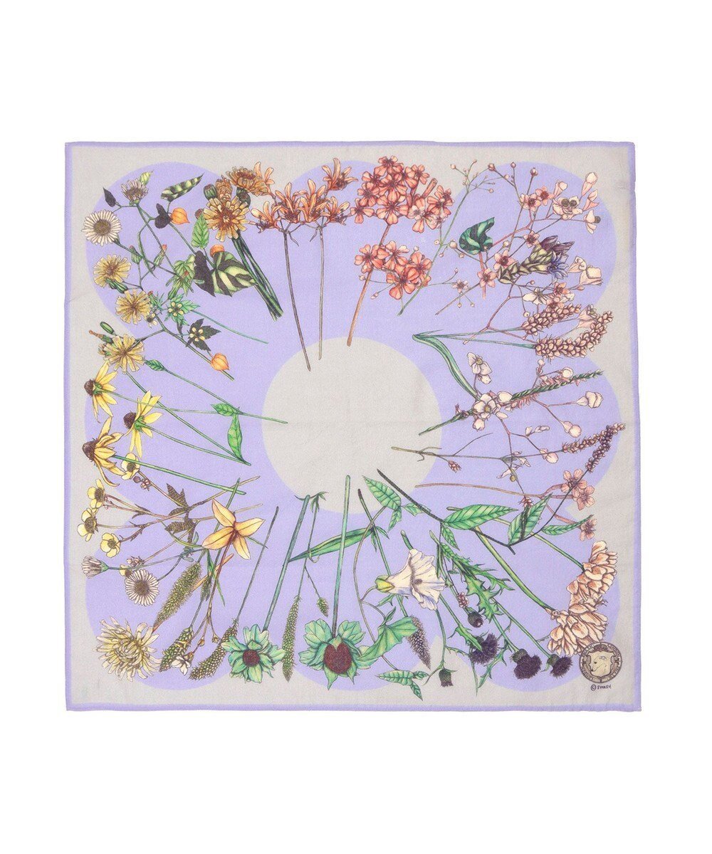 【ムーンバット/MOONBAT】のSWASH LONDON フラワープリント コットン スカーフ インテリア・キッズ・メンズ・レディースファッション・服の通販 founy(ファニー) ファッション Fashion レディースファッション Fashion for Women ギフト プレゼント Gift / Present スカーフ Scarf, Neckwear バンダナ Bandana, Head Scarf フラワー Flower, Floral プリント Print, Printed Pattern モダン Modern, Contemporary モチーフ Motif, Design Theme ロンドン London Style, British Inspired 日本製 Made In Japan ラベンダー|ID: prp329100004668897 ipo3291000000033759951