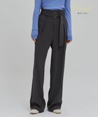 【ベイジ,/BEIGE,】の【洗える】CINDY / ワイドタックパンツ C.Gray|ID: prp329100004668922 ipo3291000000034233863
