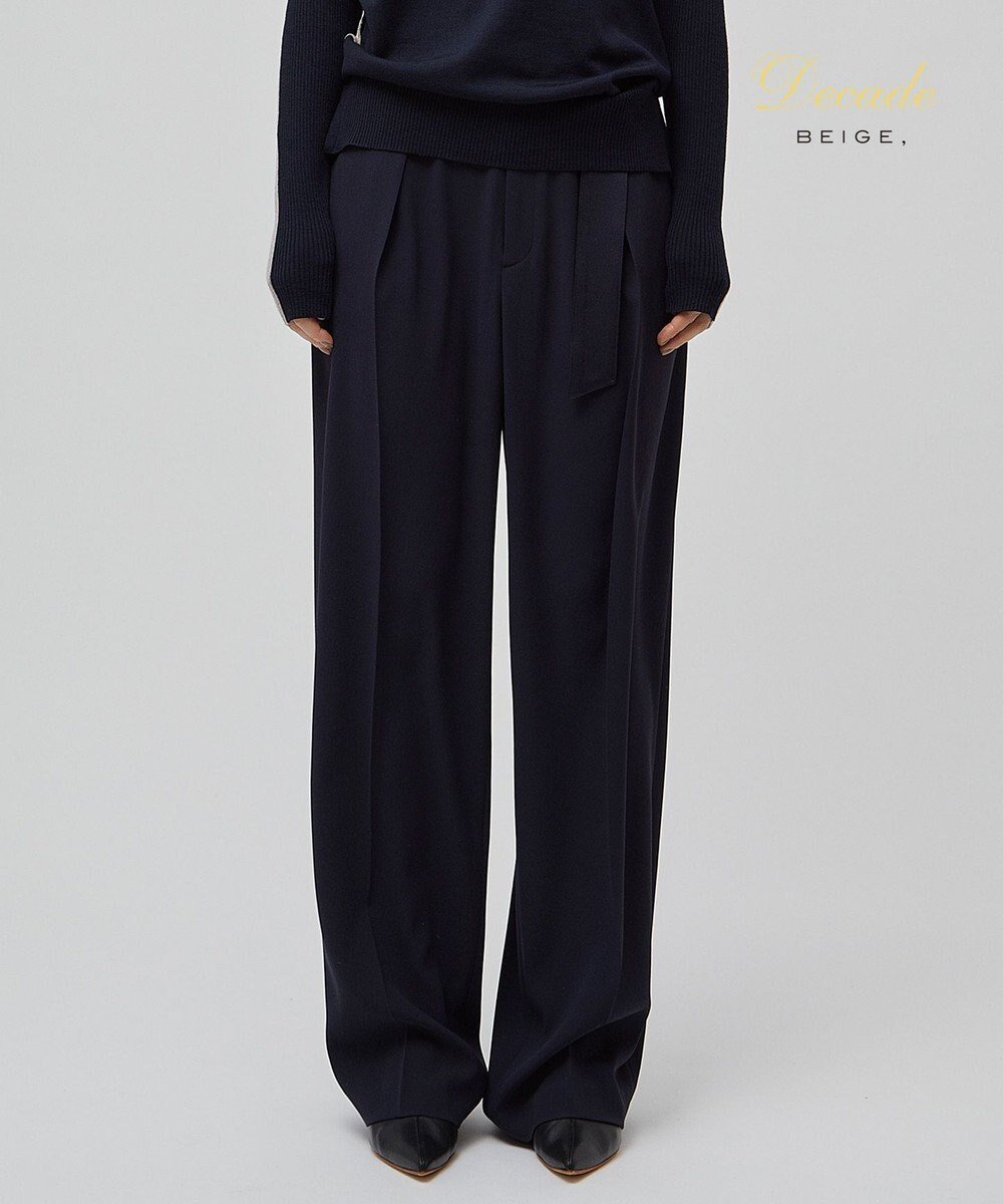 【ベイジ,/BEIGE,】の【洗える】CINDY / ワイドタックパンツ インテリア・キッズ・メンズ・レディースファッション・服の通販 founy(ファニー) ファッション Fashion レディースファッション Fashion for Women パンツ Pants & Trousers ウォッシャブル Machine Washable 洗える Machine Washable サテン Satin, Glossy Fabric ジャケット Jacket, Outerwear ストレッチ Stretch, Stretchy Fabric セットアップ Set-Up, Coordinated Outfit トリミング Trimming, Decorative Edge フロント Front, Front Design ポケット Pocket, Pocket Detail ワイド Wide, Wide Fit A/W・秋冬 Autumn/Winter S/S・春夏 SS, Spring/Summer, Warm Season おすすめ Recommended / Our Picks 夏 Summer エレガント 上品 Elegant Navy|ID: prp329100004668922 ipo3291000000034233865