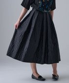 【ムーク/muuc】の【土の凹凸を表現したナイロン素材】テレイン スカート ブラック|ID: prp329100004668928 ipo3291000000033760065