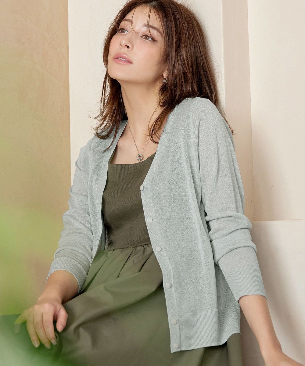 【ティアクラッセ/Tiaclasse】のVネックラメニットシアーカーディガン インテリア・キッズ・メンズ・レディースファッション・服の通販 founy(ファニー) 　ファッション　Fashion　レディースファッション　Fashion for Women　トップス・カットソー　Cut & Sew Tops　ニット　Knit Tops & Sweaters　カーディガン・羽織り　Layered Style Cardigans　Vネックトップス　V-Neck Tops / V-Cut Neckline Shirts　アクセサリー　Fashion Accessories　春　Spring　秋　Autumn　カーディガン　Cardigan, Knitwear　シアー　Sheer, See-Through　シンプル　Simple, Minimal　チュニック　Tunic, Long Top　長袖　Long Sleeve, Full Sleeve　バランス　Balance, Style Balance　ベーシック　Basic, Essential　ポケット　Pocket, Pocket Detail　冬　Winter / This Winter　S/S・春夏　SS, Spring/Summer, Warm Season　再入荷　Restock / Back in Stock　おすすめ　Recommended / Our Picks　夏　Summer　エレガント 上品　Elegant　新作・新入荷　New Arrivals / New In　サックスグレー|ID: prp329100004668932 ipo3291000000033760079