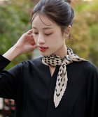 【ティアクラッセ/Tiaclasse】の【選べる柄タイプ】プリーツスカーフ Aアイボリー|ID: prp329100004668952 ipo3291000000035647918