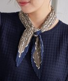 【ティアクラッセ/Tiaclasse】の【選べる柄タイプ】プリーツスカーフ Aモカ|ID: prp329100004668952 ipo3291000000035647919