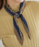 【ティアクラッセ/Tiaclasse】の【選べる柄タイプ】プリーツスカーフ Bイエロー|ID: prp329100004668952 ipo3291000000035647921