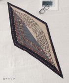 【ティアクラッセ/Tiaclasse】の【選べる柄タイプ】プリーツスカーフ Bブラック|ID: prp329100004668952 ipo3291000000035647925