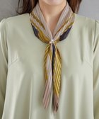 【ティアクラッセ/Tiaclasse】の【選べる柄タイプ】プリーツスカーフ Cイエロー|ID: prp329100004668952 ipo3291000000035647927