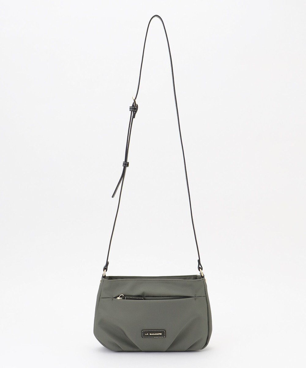 【ラ バガジェリー/LA BAGAGERIE】のポリエステルキャンバス タックポシェット インテリア・キッズ・メンズ・レディースファッション・服の通販 founy(ファニー) 　ファッション　Fashion　レディースファッション　Fashion for Women　キャンバス　Canvas, Canvas Fabric　シンプル　Simple, Minimal　スマート　Smart, Elegant　ポケット　Pocket, Pocket Detail　ポシェット　Pochette, Mini Bag　マグネット　Magnet, Magnetic Closure　リネン　Linen, Linen Fabric　人気　Popular, Best Seller　定番　Standard, Basic Item　旅行　Travel　軽量　Lightweight, Ultra Light　グレー|ID: prp329100004668954 ipo3291000000033760161