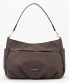 【ラ バガジェリー/LA BAGAGERIE】のポリエステルキャンバス タックショルダー チョコ|ID: prp329100004668955 ipo3291000000033823283