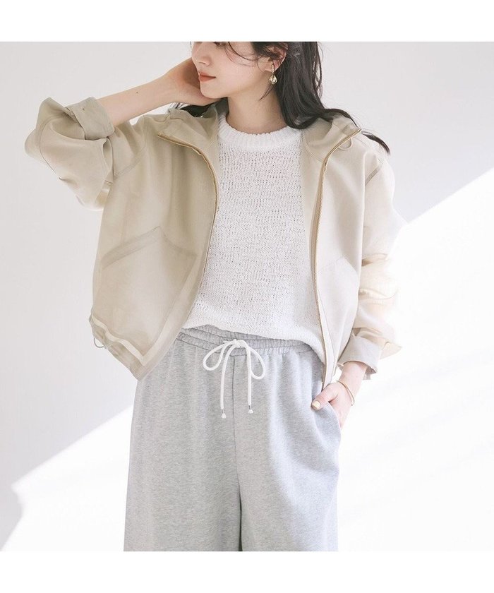 【23区/NIJYUSANKU】の【SLOW/一部店舗限定】シアーフォルム ブルゾン インテリア・キッズ・メンズ・レディースファッション・服の通販 founy(ファニー) https://founy.com/ ファッション Fashion レディースファッション Fashion for Women アウター Coat / Outerwear Collection レディースジャケット・軽アウター Jackets ブルゾンジャケット・スポーティアウター Blouson Jackets オーガンジー Organza Fabric 春 Spring シアー Sheer, See-Through ジャケット Jacket, Outerwear バランス Balance, Style Balance フォルム Silhouette, Form ブルゾン Blouson, Bomber Jacket S/S・春夏 SS, Spring/Summer, Warm Season 夏 Summer 2025年 2025 2025春夏・S/S Spring/Summer 2025 SS25 |ID: prp329100004668984 ipo3291000000033760254