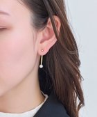 【フィービィー/phoebe】の3wayロングメタルパールピアス ゴールド|ID: prp329100004668997 ipo3291000000035731941