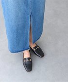 【インター ショシュール/INTER-CHAUSSURES】の【FABIO RUSCONI】スクエアトウサケットビットローファー ブラック|ID: prp329100004669027 ipo3291000000033760386