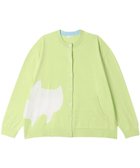 【ツモリチサト スリープ/tsumori chisato SLEEP】のツモリチサト カーディガン 長袖 ルームウエア ニット素材 レディース UTX545 /ワコール 人気、トレンドファッション・服の通販 founy(ファニー) ファッション Fashion レディースファッション Fashion for Women トップス・カットソー Cut & Sew Tops ニット Knit Tops & Sweaters カーディガン・羽織り Layered Style Cardigans カーディガン Cardigan, Knitwear ネコ Cat, Feline Motif パジャマ Pajamas, Sleepwear 羽織 Haori, Light Jacket 長袖 Long Sleeve, Full Sleeve thumbnail メロン|ID: prp329100004669038 ipo3291000000033760428