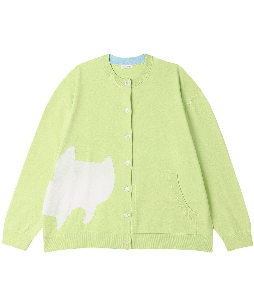 【ツモリチサト スリープ/tsumori chisato SLEEP】のツモリチサト カーディガン 長袖 ルームウエア ニット素材 レディース UTX545 /ワコール インテリア・キッズ・メンズ・レディースファッション・服の通販 founy(ファニー) ファッション Fashion レディースファッション Fashion for Women トップス・カットソー Cut & Sew Tops ニット Knit Tops & Sweaters カーディガン・羽織り Layered Style Cardigans カーディガン Cardigan, Knitwear ネコ Cat, Feline Motif パジャマ Pajamas, Sleepwear 羽織 Haori, Light Jacket 長袖 Long Sleeve, Full Sleeve メロン|ID: prp329100004669038 ipo3291000000033760428