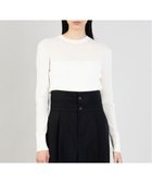 【23区/NIJYUSANKU】の【エステータ】シアーニット 長袖リブ 人気、トレンドファッション・服の通販 founy(ファニー) ファッション Fashion レディースファッション Fashion for Women トップス・カットソー Cut & Sew Tops ニット Knit Tops & Sweaters インド Indian Textile インナー Innerwear 春 Spring シアー Sheer, See-Through セーター Sweater, Knitwear 長袖 Long Sleeve, Full Sleeve フィット Fit, Slim Fit ベーシック Basic, Essential S/S・春夏 SS, Spring/Summer, Warm Season 夏 Summer thumbnail ホワイト系|ID: prp329100004669060 ipo3291000000033760506