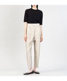 【23区/NIJYUSANKU】の【エステータ】シャイニージャカード パンツ 人気、トレンドファッション・服の通販 founy(ファニー) ファッション Fashion レディースファッション Fashion for Women パンツ Pants & Trousers イタリア Italy エレガント 上品 Elegant 春 Spring ジャカード／ジャガード Jacquard, Woven Pattern フォルム Silhouette, Form フラワー Flower, Floral フロント Front, Front Design S/S・春夏 SS, Spring/Summer, Warm Season 夏 Summer ビジネス 仕事 通勤 Business / Work / Commuting thumbnail グレージュ系|ID: prp329100004669062 ipo3291000000033760513