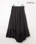 【23区/NIJYUSANKU】の【エステータ】ドレープサテン フレアスカート ブラック系|ID: prp329100004669071 ipo3291000000033760540