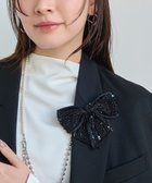 【フィービィー/phoebe】のビックリボンビーズブローチ 人気、トレンドファッション・服の通販 founy(ファニー) ファッション Fashion レディースファッション Fashion for Women おすすめ Recommended / Our Picks アクセサリー Fashion Accessories ジャケット Jacket, Outerwear スパンコール Sequins, Sequin Embellishment ブローチ Brooch, Pin Brooch リボン Ribbon, Bow thumbnail ブラック|ID: prp329100004669106 ipo3291000000034282095