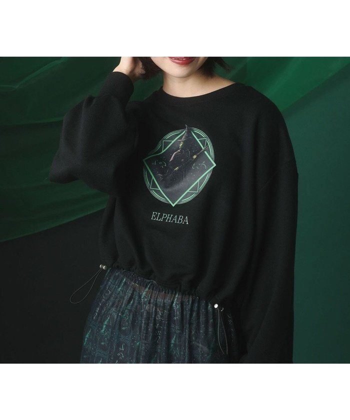 【グリーンパークス/Green Parks】のWICKED グラフィックショートスウェット インテリア・キッズ・メンズ・レディースファッション・服の通販 founy(ファニー) https://founy.com/ ファッション Fashion レディースファッション Fashion for Women トップス・カットソー Cut & Sew Tops レディースパーカー・カジュアルフーディー Casual Hoodies & Sweatshirts スウェット・クルーネックトップス Sweatshirts & Crewnecks / Relaxed Fit Sweat Tops キャラクター Character, Licensed Characters グラフィック Graphic, Graphic Design コンパクト Compact, Small Size ショート Short, Short Length スウェット / スエット Sweatshirt, Sweatwear フォルム Silhouette, Form プリント Print, Printed Pattern ポケット Pocket, Pocket Detail モチーフ Motif, Design Theme 夏 Summer 春 Spring S/S・春夏 SS, Spring/Summer, Warm Season |ID: prp329100004669122 ipo3291000000033760665