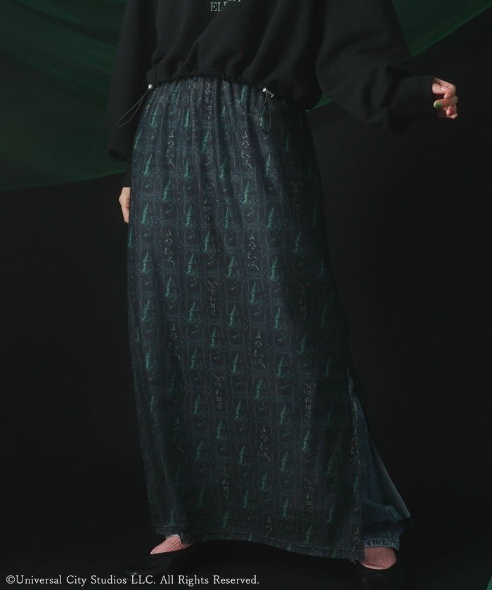 【グリーンパークス/Green Parks】のWICKED パターンシアースカート インテリア・キッズ・メンズ・レディースファッション・服の通販 founy(ファニー) https://founy.com/ ファッション Fashion レディースファッション Fashion for Women スカート Skirts おすすめ Recommended / Our Picks キャラクター Character, Licensed Characters シャーリング Shirring, Ruched スリット Slit, Slit Detail チュール Tulip, Tulip Motif ボトム Bottoms, Lower Wear ポケット Pocket, Pocket Detail モチーフ Motif, Design Theme 夏 Summer 春 Spring S/S・春夏 SS, Spring/Summer, Warm Season |ID: prp329100004669127 ipo3291000000033760678