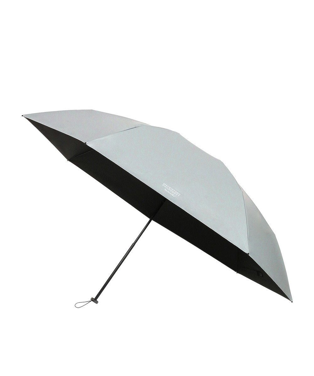【ムーンバット/MOONBAT】の【晴雨兼用/UVカット率99%】マッキントッシュ フィロソフィー (MACKINTOSH PHILOSOPHY) 折りたたみ日傘 バーブレラ サンプロテクトシリーズ(SUNPROTECT) 60cm インテリア・キッズ・メンズ・レディースファッション・服の通販 founy(ファニー) 　ファッション　Fashion　レディースファッション　Fashion for Women　レイングッズ・傘・晴雨兼用傘　Umbrellas & Rain Gear　コンパクト　Compact, Small Size　傘　Umbrella, Parasol　軽量　Lightweight, Ultra Light　シンプル　Simple, Minimal　スタイリッシュ　Stylish, Fashionable　定番　Standard, Basic Item　人気　Popular, Best Seller　フォーマル　Formal, Dressy　日傘　Parasol, UV Umbrella　ワンポイント　One Point, Statement Accent　ギフト プレゼント　Gift / Present　ビジネス 仕事 通勤　Business / Work / Commuting　ホワイトシルバー|ID: prp329100004669129 ipo3291000000033760690