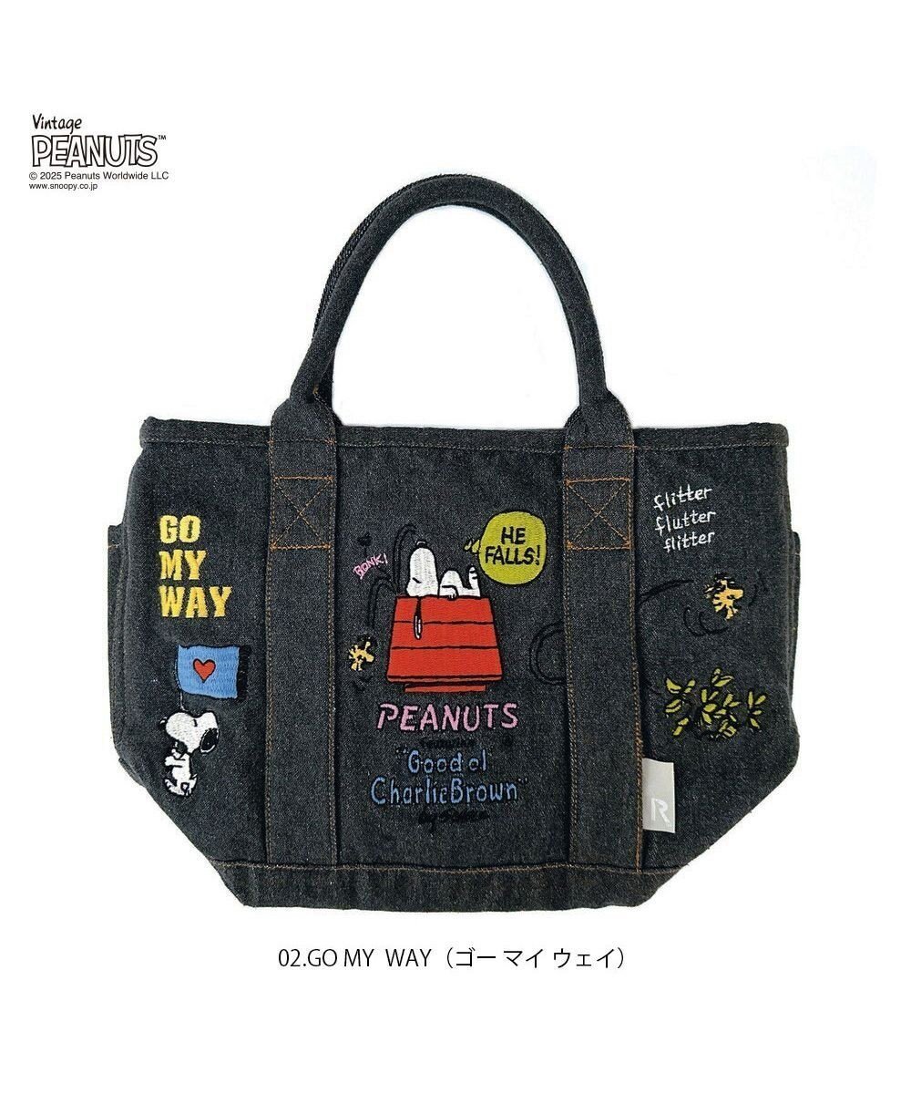 【ルートート/ROOTOTE】の8398【スヌーピー】IP.デリ.シシュウ.ピーナッツ-0B インテリア・キッズ・メンズ・レディースファッション・服の通販 founy(ファニー) ファッション Fashion レディースファッション Fashion for Women バッグ Bags カメラ Camera Accessories デニム Denim, Jeans Material ネップ Nepp, Slub Yarn ポケット Pocket, Pocket Detail 新作・新入荷 New Arrivals / New In 02:ゴーマイウェイ|ID: prp329100004669146 ipo3291000000033760759