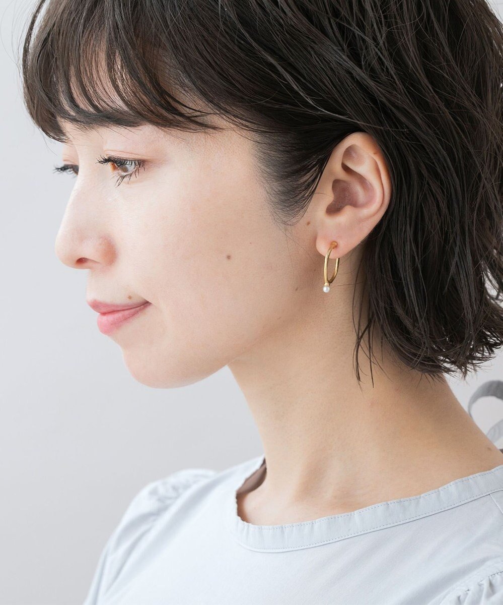 【ピッシェアンス/Pisceans】のフロウラインイヤリング (パール) 人気、トレンドファッション・服の通販 founy(ファニー) 　ファッション　Fashion　レディースファッション　Fashion for Women　ジュエリー　Jewelry　ファッションリング　Fashion Rings　イヤリング・フープ・ドロップタイプ　Hoop, Drop & Clip Earrings　アクセサリー　Fashion Accessories　イヤリング　Earrings　パール　Pearl, Pearl Accent　フープ　Hoop, Hoop Earrings　モダン　Modern, Contemporary　 other-1|ID: prp329100004669151 ipo3291000000033760779