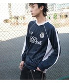 【ウィゴー/WEGO】の【ユニセックス着用ITEM/MLサイズ展開】ラインスリーブゲームT(LS) ネイビー|ID: prp329100004669155 ipo3291000000033760795