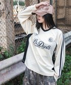 【ウィゴー/WEGO】の【ユニセックス着用ITEM/MLサイズ展開】ラインスリーブゲームT(LS) ホワイトアイボリー|ID: prp329100004669155 ipo3291000000033760796