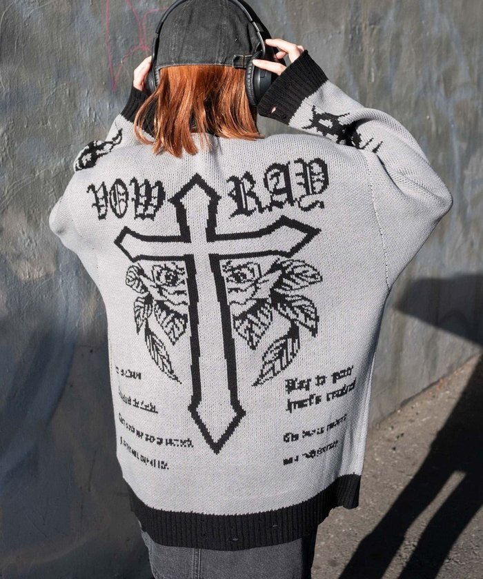 【ウィゴー/WEGO】のクロスダメージニットBIGブルゾン インテリア・キッズ・メンズ・レディースファッション・服の通販 founy(ファニー) https://founy.com/ ファッション Fashion レディースファッション Fashion for Women アウター Coat / Outerwear Collection ブルゾンジャケット・スポーティアウター Blouson Jackets トップス・カットソー Cut & Sew Tops ニット Knit Tops & Sweaters 春 Spring 秋 Autumn ショート Short, Short Length スニーカー Sneakers, Trainers スマホ Smartphone, Mobile Device セーター Sweater, Knitwear ダメージ Distressed, Destroyed デニム Denim, Jeans Material トレンド Trend, Trending Now 長袖 Long Sleeve, Full Sleeve ハーフ Half, Half-Length ブルゾン Blouson, Bomber Jacket ボトム Bottoms, Lower Wear 羽織 Haori, Light Jacket ロング Long, Long-Length 冬 Winter / This Winter S/S・春夏 SS, Spring/Summer, Warm Season 夏 Summer |ID: prp329100004669164 ipo3291000000033760824