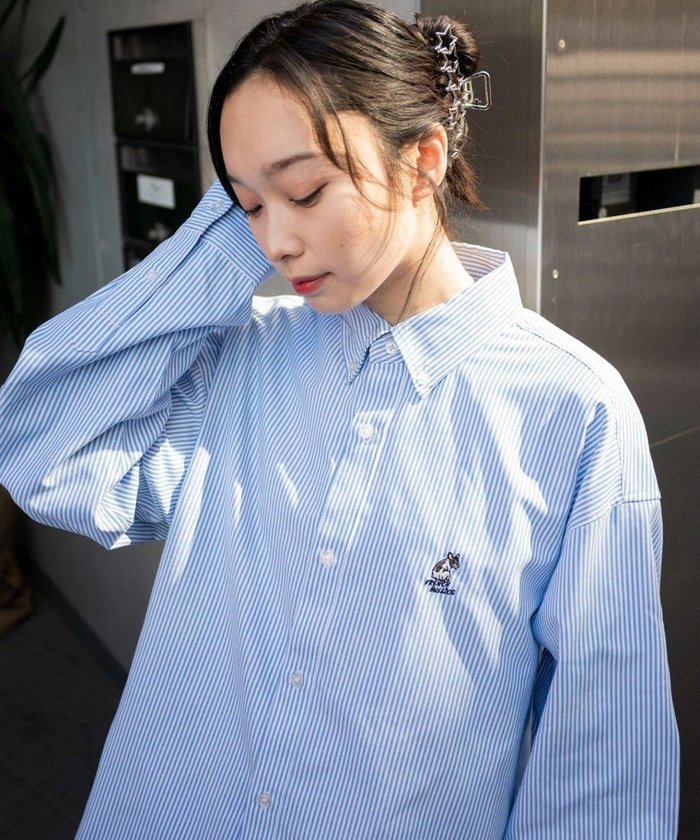 【ウィゴー/WEGO】の【ユニセックス着用ITEM/MLサイズ展開】オックスフォードワンポイントシャツ(LS) インテリア・キッズ・メンズ・レディースファッション・服の通販 founy(ファニー) https://founy.com/ ファッション Fashion レディースファッション Fashion for Women トップス・カットソー Cut & Sew Tops シャツ・ブラウス・オフィスカジュアル Elegant Blouses & Button-Ups 春 Spring 秋 Autumn カーゴパンツ Cargo Pants, Utility Pants ショート Short, Short Length シンプル Simple, Minimal ストライプ Stripe, Striped Pattern スマホ Smartphone, Mobile Device デニム Denim, Jeans Material 定番 Standard, Basic Item 長袖 Long Sleeve, Full Sleeve ビッグ Big, Oversized ベーシック Basic, Essential ワンポイント One Point, Statement Accent 冬 Winter / This Winter S/S・春夏 SS, Spring/Summer, Warm Season おすすめ Recommended / Our Picks 夏 Summer |ID: prp329100004669166 ipo3291000000033760830