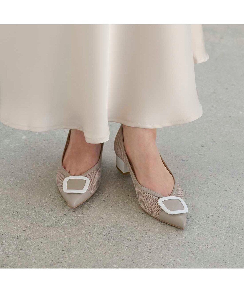 【モード エ ジャコモ/MODE ET JACOMO】のMODE ET JACOMO ポインテッドバックルデザインパンプス インテリア・キッズ・メンズ・レディースファッション・服の通販 founy(ファニー) ファッション Fashion レディースファッション Fashion for Women バッグ Bags オケージョン Occasion Wear クール Cool, Chic シューズ Shoes, Footwear フラット Flat, Flat Shoes エレガント 上品 Elegant 人気 Popular, Best Seller 今季 This Season, Current Season ビジネス 仕事 通勤 Business / Work / Commuting 夏 Summer ライトオーク|ID: prp329100004669171 ipo3291000000033760850