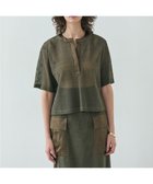 【ベイジ,/BEIGE,】のNIGELLA / 異素材MIXコットンレースブラウス Khaki|ID: prp329100004669185 ipo3291000000033760896