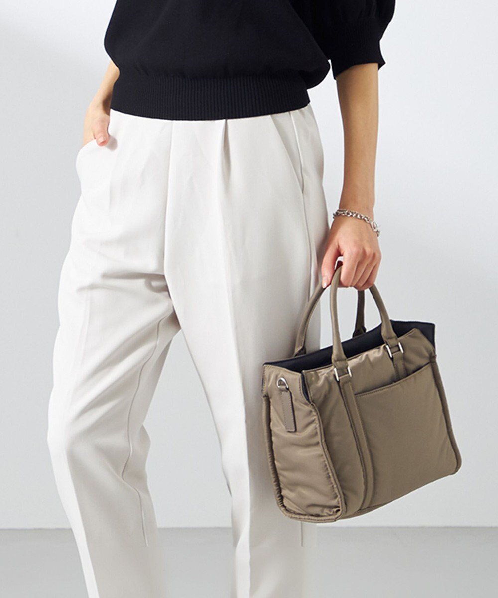 【イザック/Y'SACCS】のツイルナイロン スクエアトート Sサイズ 人気、トレンドファッション・服の通販 founy(ファニー) ファッション Fashion レディースファッション Fashion for Women バッグ Bags スマート Smart, Elegant ポケット Pocket, Pocket Detail マグネット Magnet, Magnetic Closure other-1|ID: prp329100004669195 ipo3291000000033760934