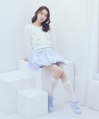 【アースミュージックアンドエコロジー/earth music&ecology】のダブルリボンバルーンミニスカート Sax|ID: prp329100004669218 ipo3291000000033760998