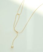【イェッカ ヴェッカ/YECCA VECCA】のアシメデザインワントップネックレス Gold|ID: prp329100004669272 ipo3291000000033761173