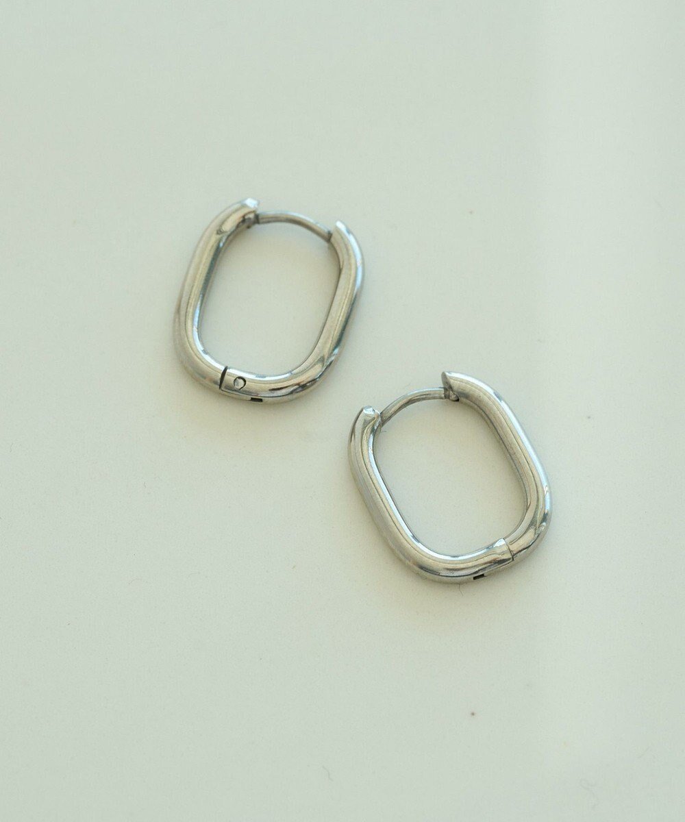 【イェッカ ヴェッカ/YECCA VECCA】のステンレスワンタッチフープピアス インテリア・キッズ・メンズ・レディースファッション・服の通販 founy(ファニー) ファッション Fashion レディースファッション Fashion for Women アクセサリー Fashion Accessories シンプル Simple, Minimal スクエア Square, Square Shape フープ Hoop, Hoop Earrings ラウンド Round, Round Neck Silver|ID: prp329100004669273 ipo3291000000033761176