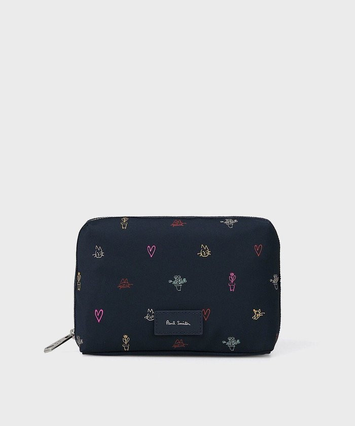 【ポール スミス/Paul Smith】のミックスドゥードゥル ポーチ インテリア・キッズ・メンズ・レディースファッション・服の通販 founy(ファニー) https://founy.com/ ファッション Fashion レディースファッション Fashion for Women ミニ財布・二つ折り財布 Wallets & Card Cases ポーチ&ミニバッグ Pouches & Mini Bags おすすめ Recommended / Our Picks ギフト プレゼント Gift / Present フラワー Flower, Floral プリント Print, Printed Pattern ポーチ Pouch, Small Case モチーフ Motif, Design Theme ワーク Workwear, Utility Style 手描き Hand-Drawn, Illustrated 財布 Wallet, Purse |ID: prp329100004669278 ipo3291000000033761192