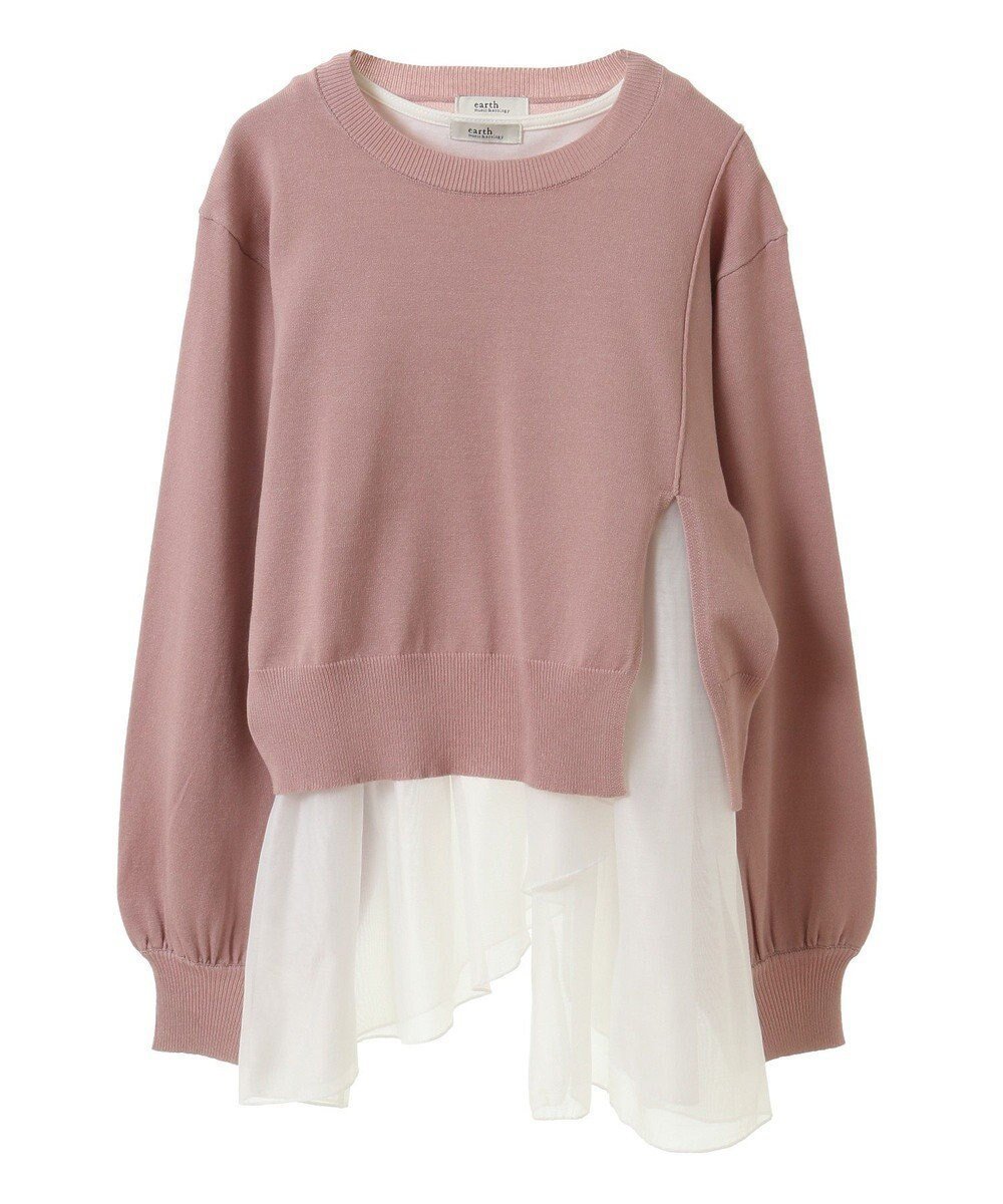 【アースミュージックアンドエコロジー/earth music&ecology】のSET2点サイドスリットニット+フレアタンク インテリア・キッズ・メンズ・レディースファッション・服の通販 founy(ファニー) ファッション Fashion レディースファッション Fashion for Women トップス・カットソー Cut & Sew Tops ニット Knit Tops & Sweaters おすすめ Recommended / Our Picks スリット Slit, Slit Detail セーター Sweater, Knitwear タンク Tank Top, Sleeveless Top バルーン Balloon, Balloon Silhouette フェミニン Feminine, Girly フォルム Silhouette, Form フレア Flare, Flared ポケット Pocket, Pocket Detail 夏 Summer 春 Spring S/S・春夏 SS, Spring/Summer, Warm Season Pink|ID: prp329100004669289 ipo3291000000033761239