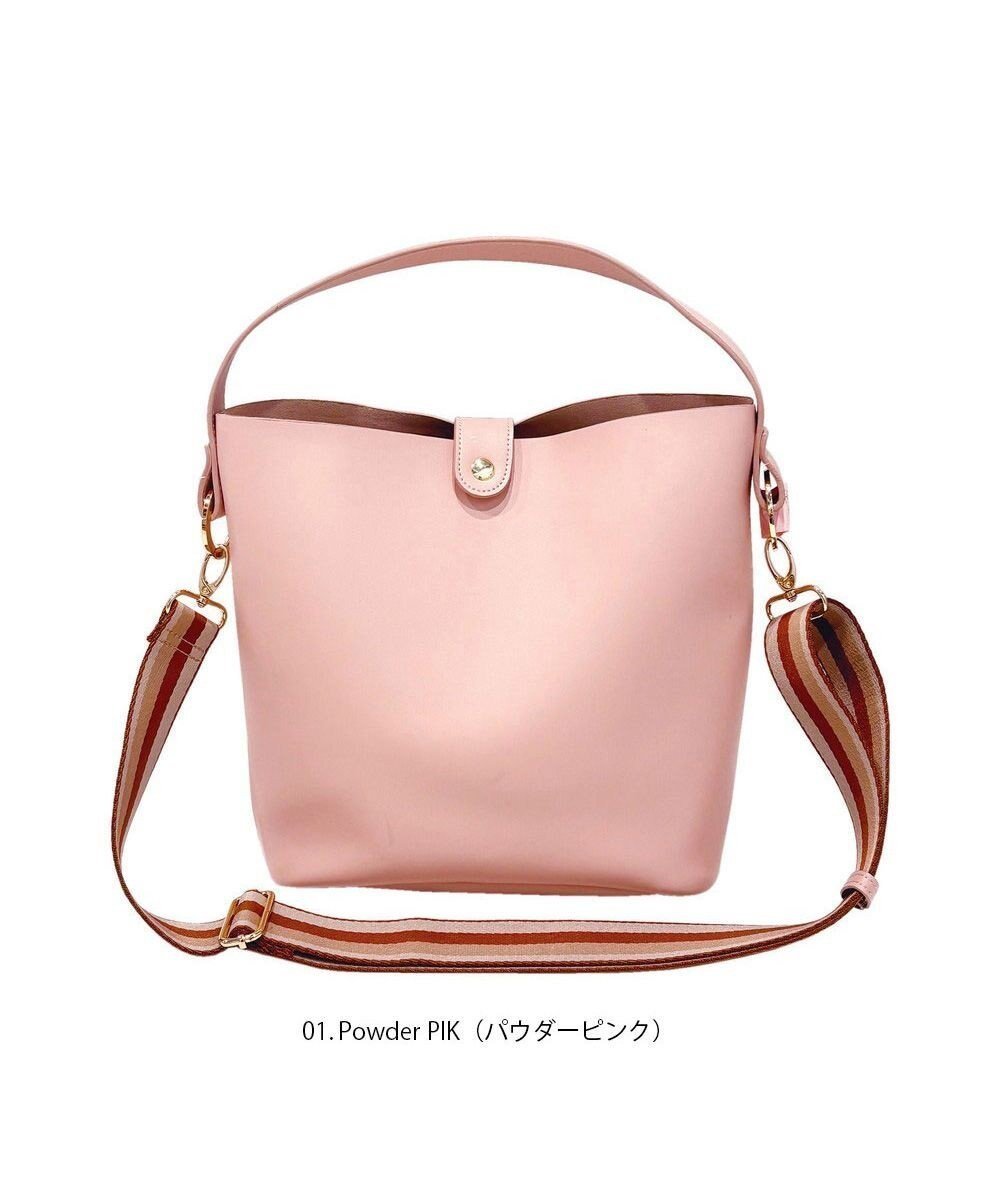 【ルートート/ROOTOTE】の1055【ショルダー付きワンハンドル】LT.デリ.ポイント.ショルダー-B インテリア・キッズ・メンズ・レディースファッション・服の通販 founy(ファニー) 　ファッション　Fashion　レディースファッション　Fashion for Women　カメラ　Camera Accessories　ショルダー　Shoulder, Shoulder Strap　スマホ　Smartphone, Mobile Device　財布　Wallet, Purse　ハンカチ　Handkerchief, Hanky　フォルム　Silhouette, Form　ポケット　Pocket, Pocket Detail　ポーチ　Pouch, Small Case　リップ　Lip, Lip Motif　新作・新入荷　New Arrivals / New In　01:パウダーピンク|ID: prp329100004669308 ipo3291000000033761305