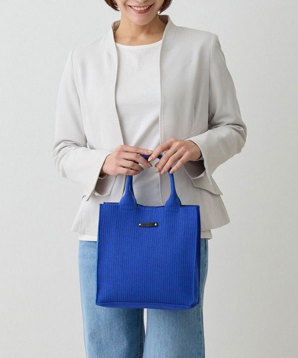 【ルートート/ROOTOTE】の1062【ラメ糸ミックス-正方形型】LT.スクエア.グリンプス.ニット-A インテリア・キッズ・メンズ・レディースファッション・服の通販 founy(ファニー) 　ファッション　Fashion　レディースファッション　Fashion for Women　トップス・カットソー　Cut & Sew Tops　ニット　Knit Tops & Sweaters　カメラ　Camera Accessories　スクエア　Square, Square Shape　ポケット　Pocket, Pocket Detail　マグネット　Magnet, Magnetic Closure　ミックス　Mix, Mixed Style　新作・新入荷　New Arrivals / New In　02:ブルー|ID: prp329100004669310 ipo3291000000033761312