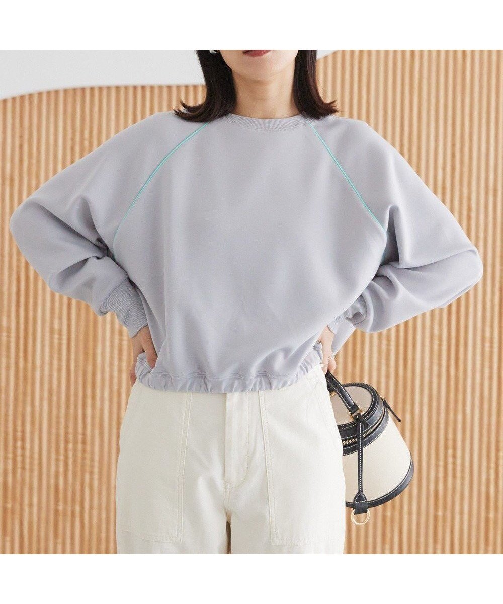 【アメリカンホリック/AMERICAN HOLIC】のスポーツMIXプルオーバー インテリア・キッズ・メンズ・レディースファッション・服の通販 founy(ファニー) 　ファッション　Fashion　レディースファッション　Fashion for Women　トップス・カットソー　Cut & Sew Tops　レディースパーカー・カジュアルフーディー　Casual Hoodies & Sweatshirts　カジュアルプルオーバー・ニットトップス　Pullovers & Knit Tops / Casual Pullovers　スウェット・クルーネックトップス　Sweatshirts & Crewnecks / Relaxed Fit Sweat Tops　スポーツウェア　Functional & Stylish Sportswear　スポーツ トップス　Athletic Tops / Workout Tops / Training Shirts　スウェット / スエット　Sweatshirt, Sweatwear　スポーツ　Sports, Activewear　スポーティ　Sporty, Casual Athletic　トレンド　Trend, Trending Now　ドローコード　Drawcord, Drawstring Cord　フェミニン　Feminine, Girly　ボトム　Bottoms, Lower Wear　ワイド　Wide, Wide Fit　夏　Summer　春　Spring　S/S・春夏　SS, Spring/Summer, Warm Season　Light Gray|ID: prp329100004669324 ipo3291000000033761373