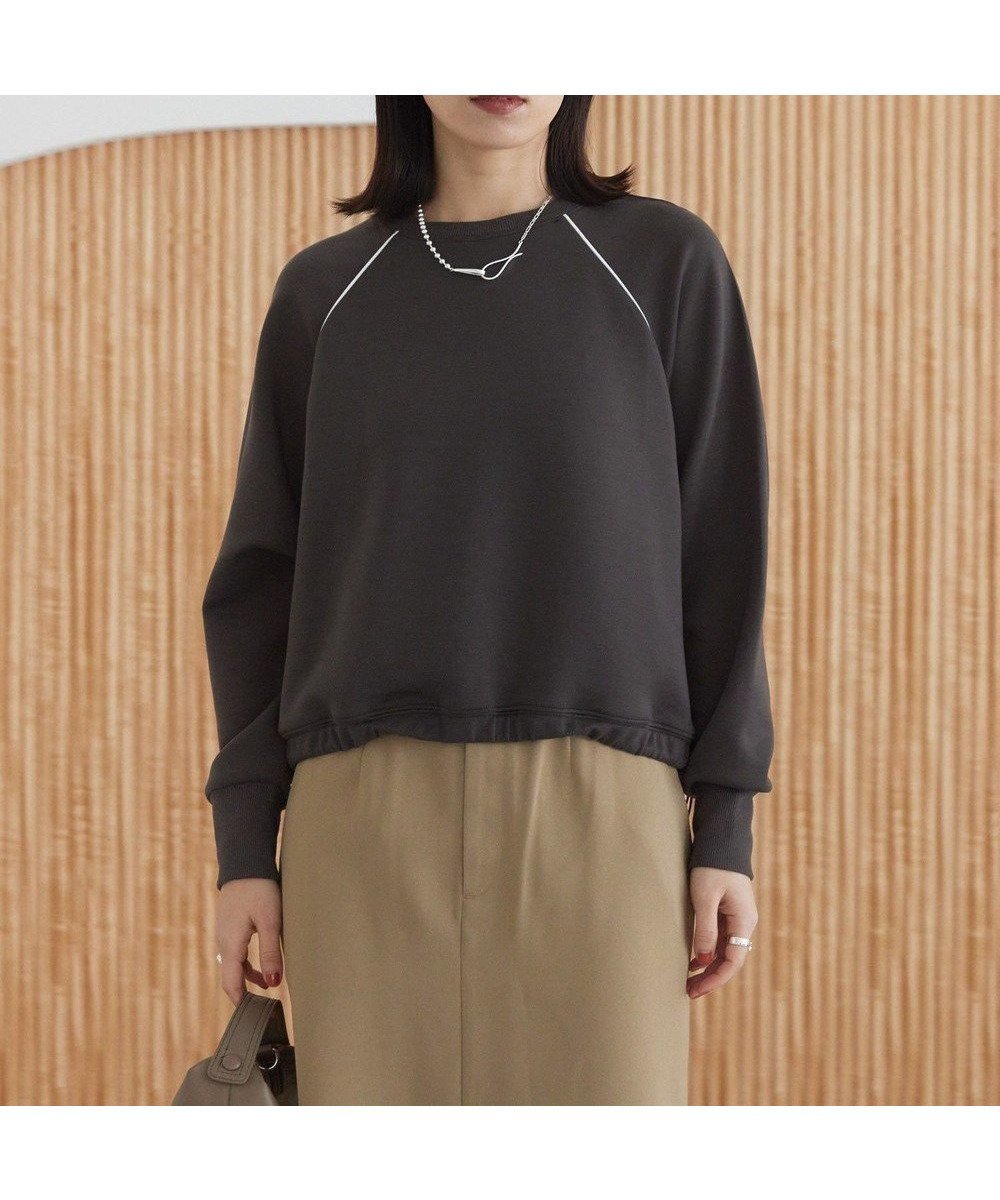 【アメリカンホリック/AMERICAN HOLIC】のスポーツMIXプルオーバー インテリア・キッズ・メンズ・レディースファッション・服の通販 founy(ファニー) 　ファッション　Fashion　レディースファッション　Fashion for Women　トップス・カットソー　Cut & Sew Tops　レディースパーカー・カジュアルフーディー　Casual Hoodies & Sweatshirts　カジュアルプルオーバー・ニットトップス　Pullovers & Knit Tops / Casual Pullovers　スウェット・クルーネックトップス　Sweatshirts & Crewnecks / Relaxed Fit Sweat Tops　スポーツウェア　Functional & Stylish Sportswear　スポーツ トップス　Athletic Tops / Workout Tops / Training Shirts　スウェット / スエット　Sweatshirt, Sweatwear　スポーツ　Sports, Activewear　スポーティ　Sporty, Casual Athletic　トレンド　Trend, Trending Now　ドローコード　Drawcord, Drawstring Cord　フェミニン　Feminine, Girly　ボトム　Bottoms, Lower Wear　ワイド　Wide, Wide Fit　夏　Summer　春　Spring　S/S・春夏　SS, Spring/Summer, Warm Season　Charcoal Gray|ID: prp329100004669324 ipo3291000000033761374
