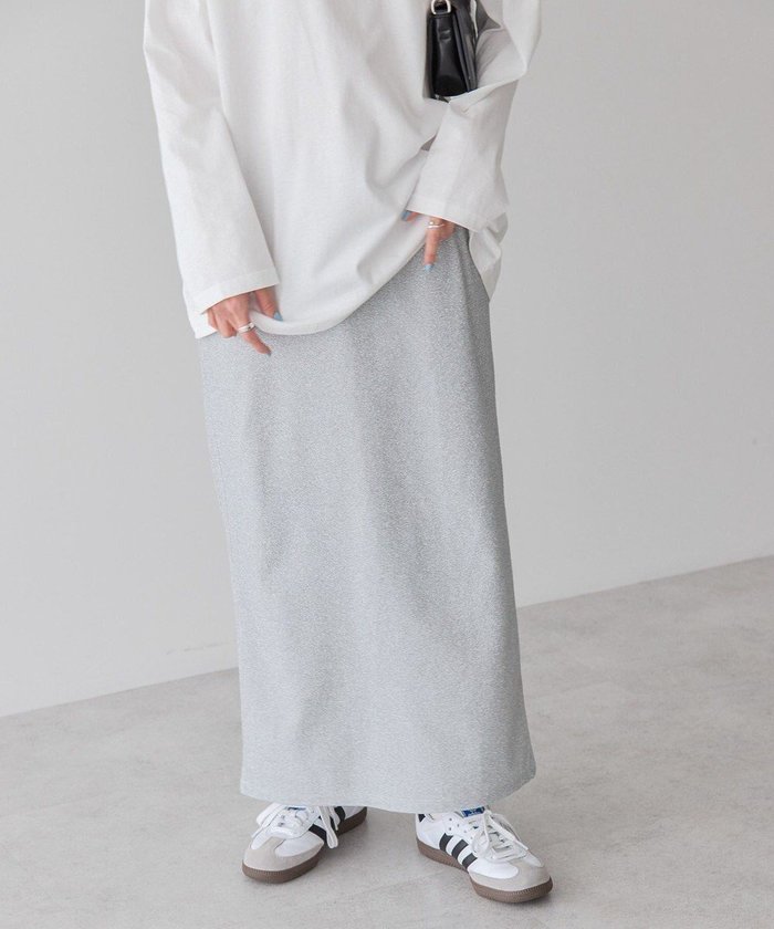 【アメリカンホリック/AMERICAN HOLIC】のラメスカート インテリア・キッズ・メンズ・レディースファッション・服の通販 founy(ファニー) https://founy.com/ ファッション Fashion レディースファッション Fashion for Women スカート Skirts おすすめ Recommended / Our Picks デニム Denim, Jeans Material フェミニン Feminine, Girly 夏 Summer 春 Spring S/S・春夏 SS, Spring/Summer, Warm Season |ID: prp329100004669328 ipo3291000000033761384